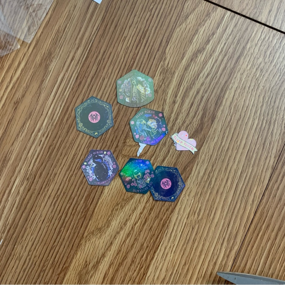 Six count EIA sticker lot